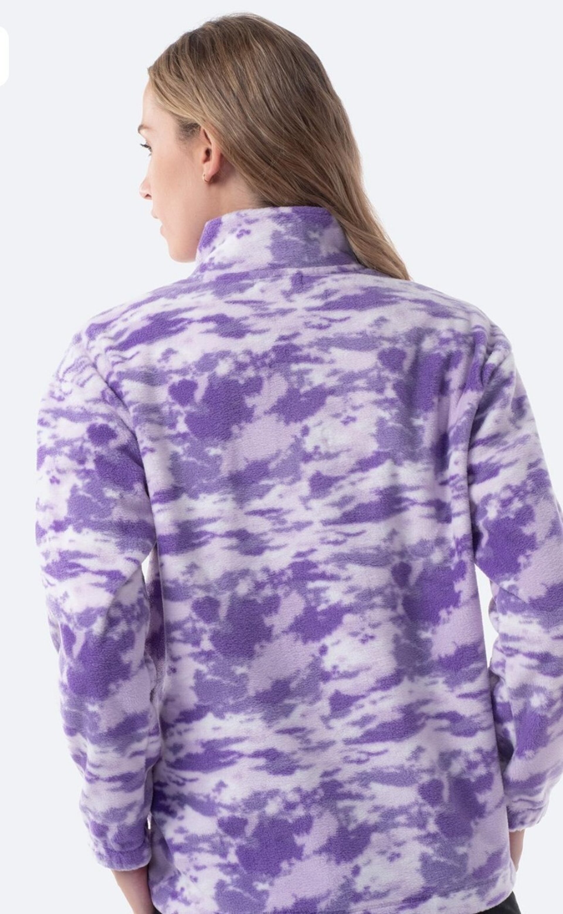 Sudadera polar para deporte con cuello perkins de Mujer - 2