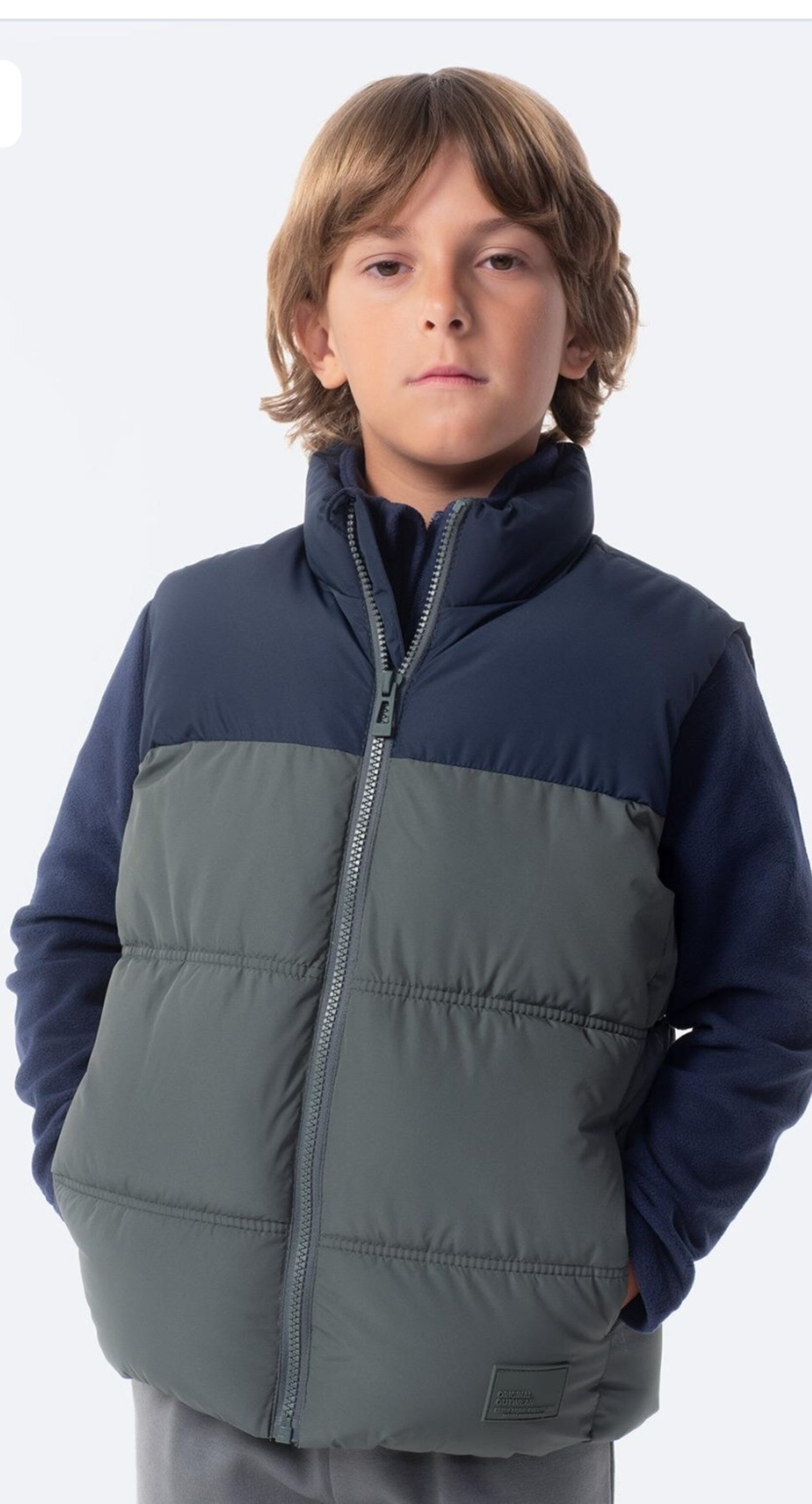 Chaleco acolchado con cierre de cremallera - 2