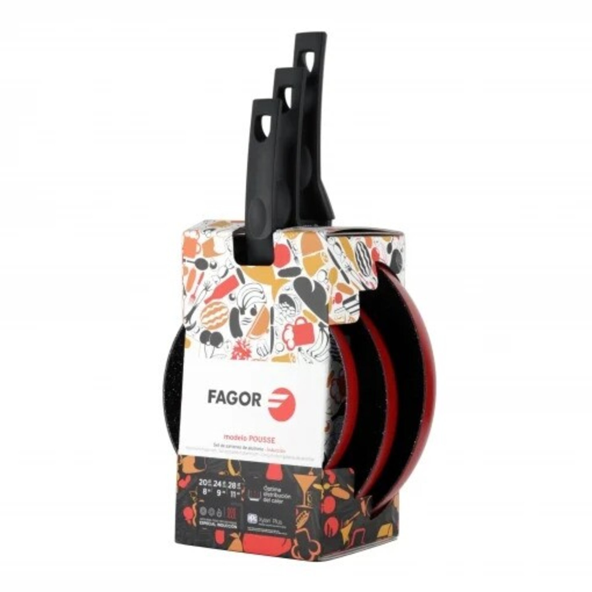 SARTENES FAGOR 3 UNIDADES - 1