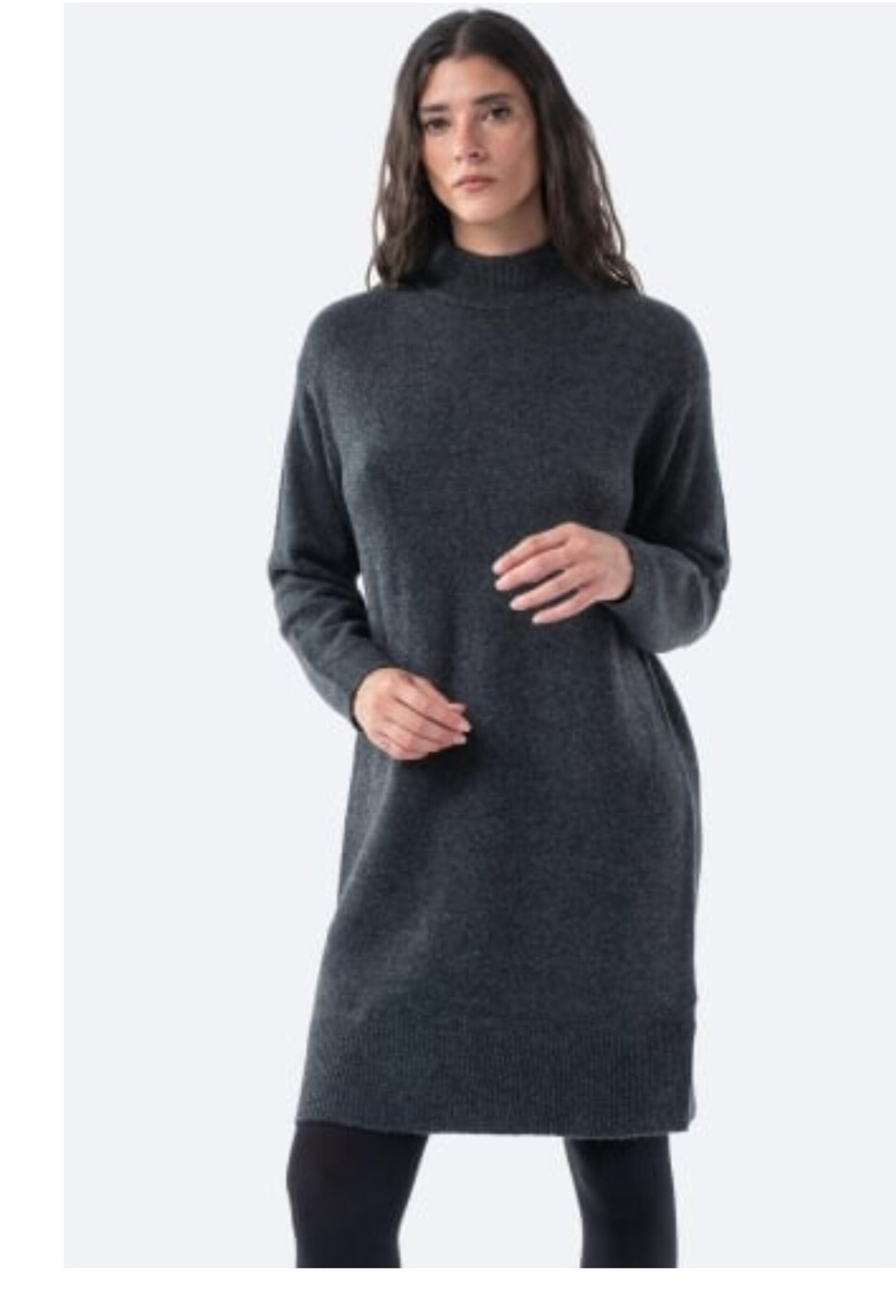 Vestido de punto de manga larga de Mujer - 2